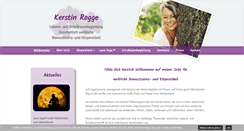 Desktop Screenshot of kerstinrogge.com