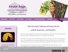 Tablet Screenshot of kerstinrogge.com